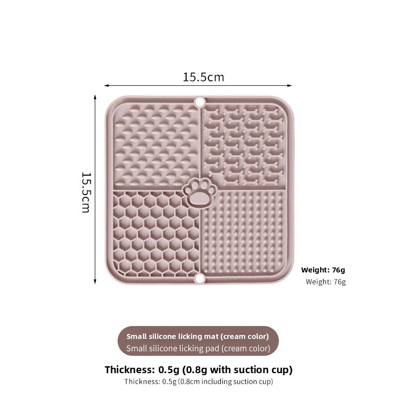Silicone Slow Feeder Mat for Cats and Dogs