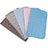 Soft ice silk pet sofa cushion mat with blue trim, view 4
