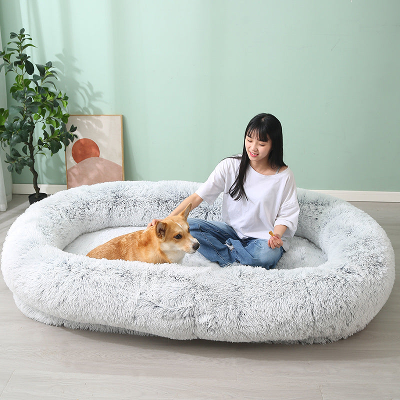 Extra Large Plush Pet Bed and Sofa Mat, Removable Washable