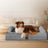 Square Sponge Pet Bed for Dogs and Cats, Supportive and Warm
