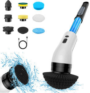 Rechargeable Electric Aquarium Brush with Interchangeable Heads