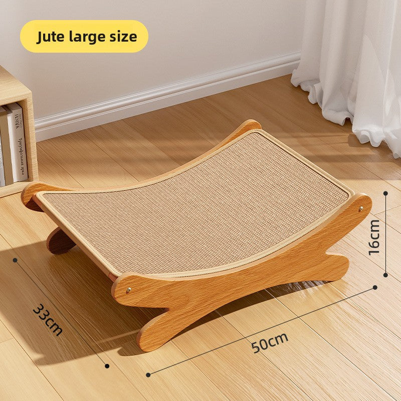 Jute cat scratching rocking bed for cats, additional product photo