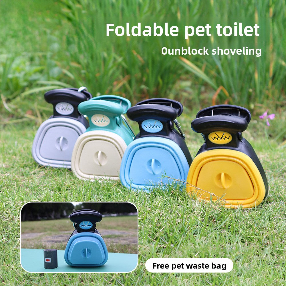 Foldable dog poop scooper with ergonomic grip, product image 3
