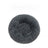 Non slip round long plush donut dog bed, view 6