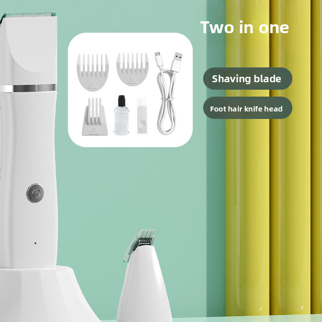 Cordless Pet Clipper Set with Charging Base for Dogs and Cats