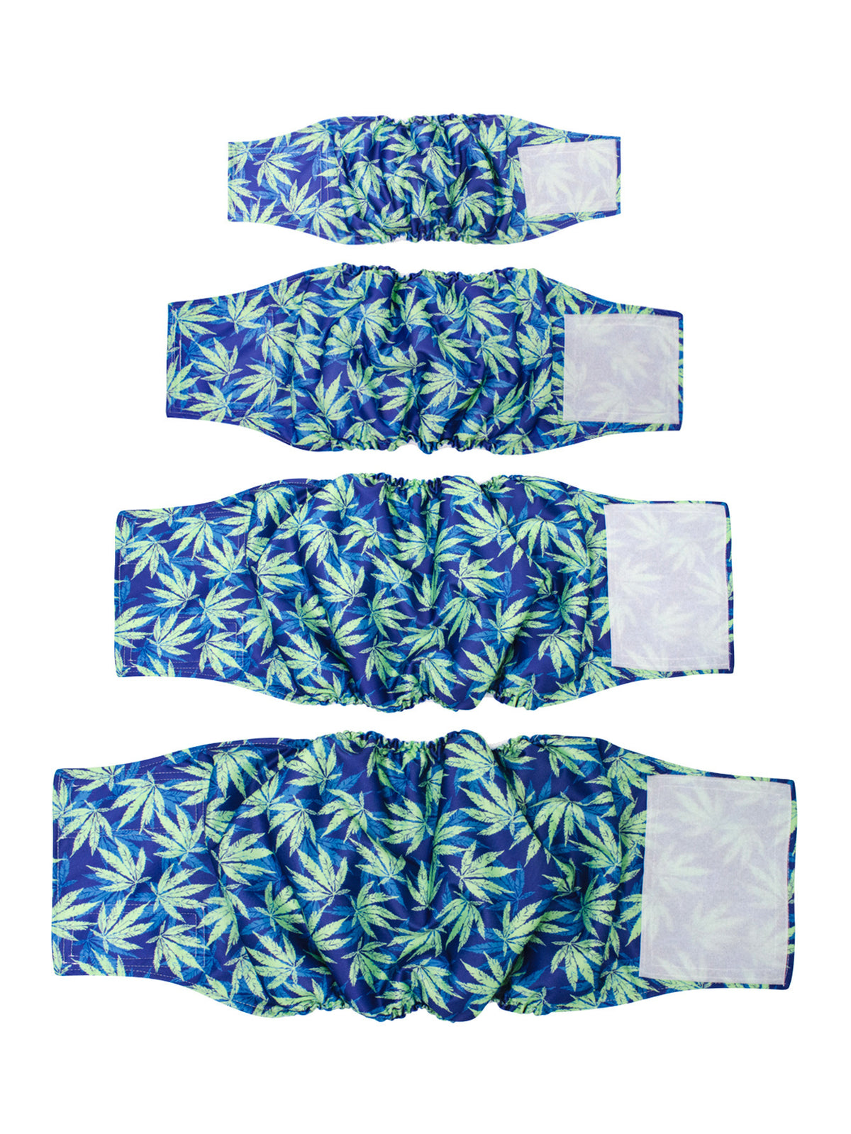 Washable Reusable Male Dog Diaper with Leak-Proof Absorbent Layer, Sizes S to XL