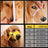 Soft red cloth dog muzzle with adjustable strap for grooming, product image 2