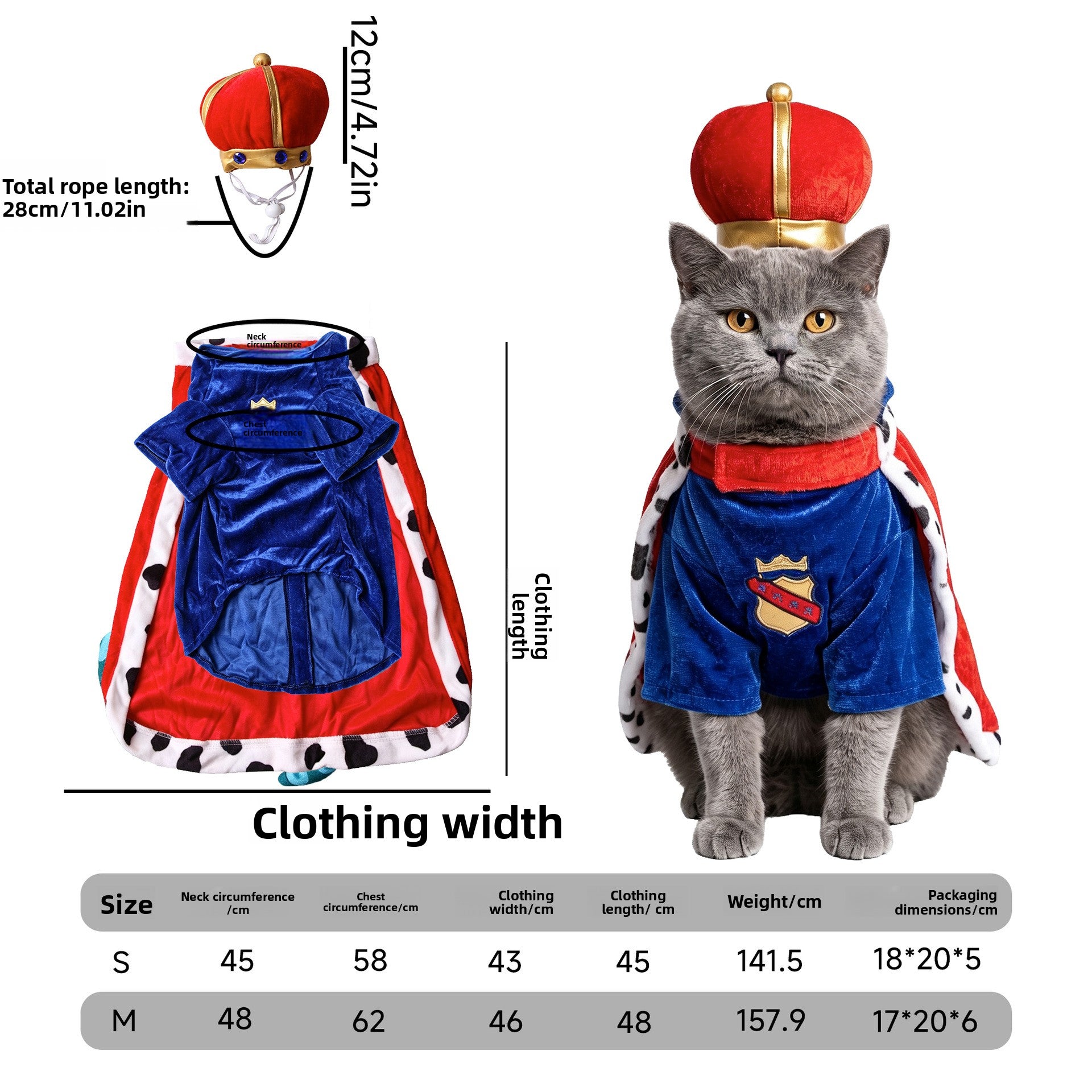 Funny pumpkin and spider Halloween costume for dogs and cats, image 35
