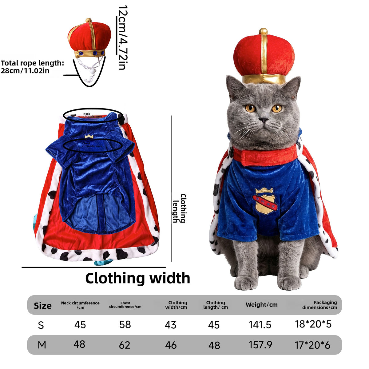 Funny pumpkin and spider Halloween costume for dogs and cats, image 35