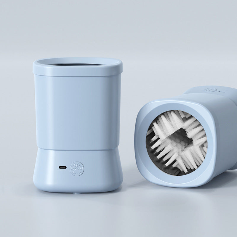 Electric Rotating Pet Foot Cleaner with Massage Bristles