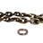 Chain-look plastic dog lead prop in 3 colour options