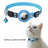 Slim polyester cat collar with bell and AirTag holder, tag not included, product image 12