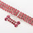 Sparkly rhinestone pet collars shown in eight pretty colourways