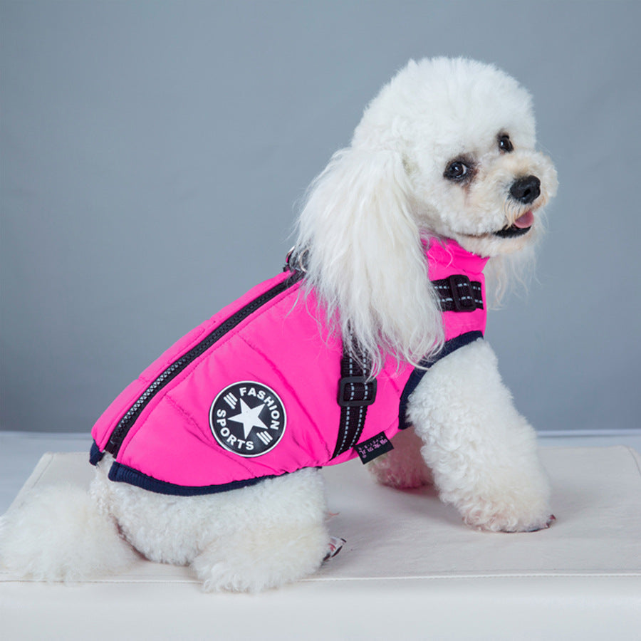 Waterproof padded dog winter vest, available in 7 colours, sizes Small to 2XL, image 35