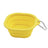 Outdoor Portable Folding Silicone Pet Bowl with Carabiner, 350ml and 650ml Sizes
