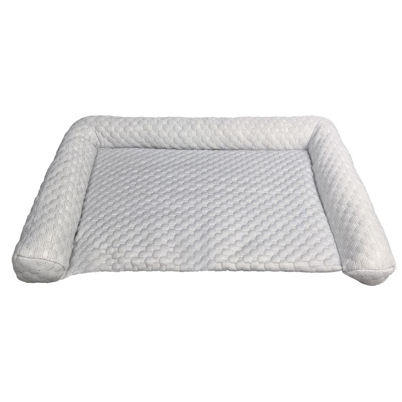 Lightweight pastel cooling mat for dogs, alternative angle view