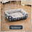 White lucky cat pet mat in several sizes from 45cm to 90cm