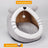 Removable washable grey cat house with cat face in Grey with Blanket