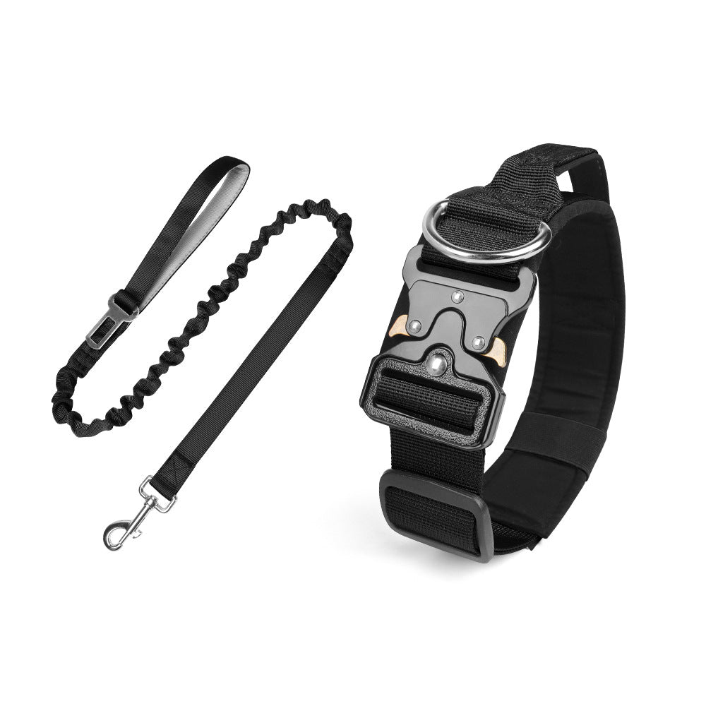 Tactical dog harness with front and back rings, ideal for everyday use