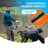 Hands-free double dog lead with bungee buffer, product photo