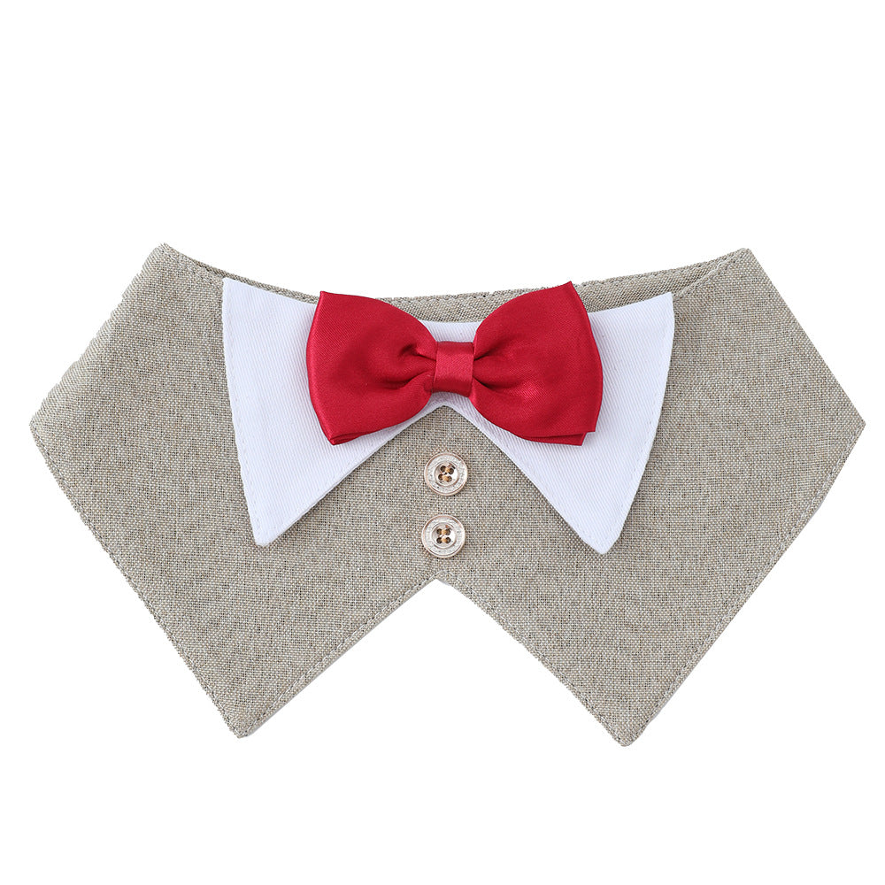 Dog tuxedo vest with bow tie, available in 13 styles, image 43