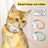 Laser play collar for cats in Pink, front view