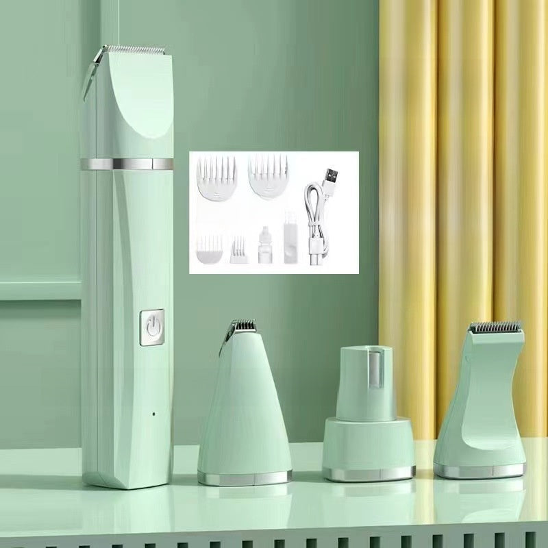 Multi-Function Pet Clipper and Nail Grinder Kit, Quiet and Cordless
