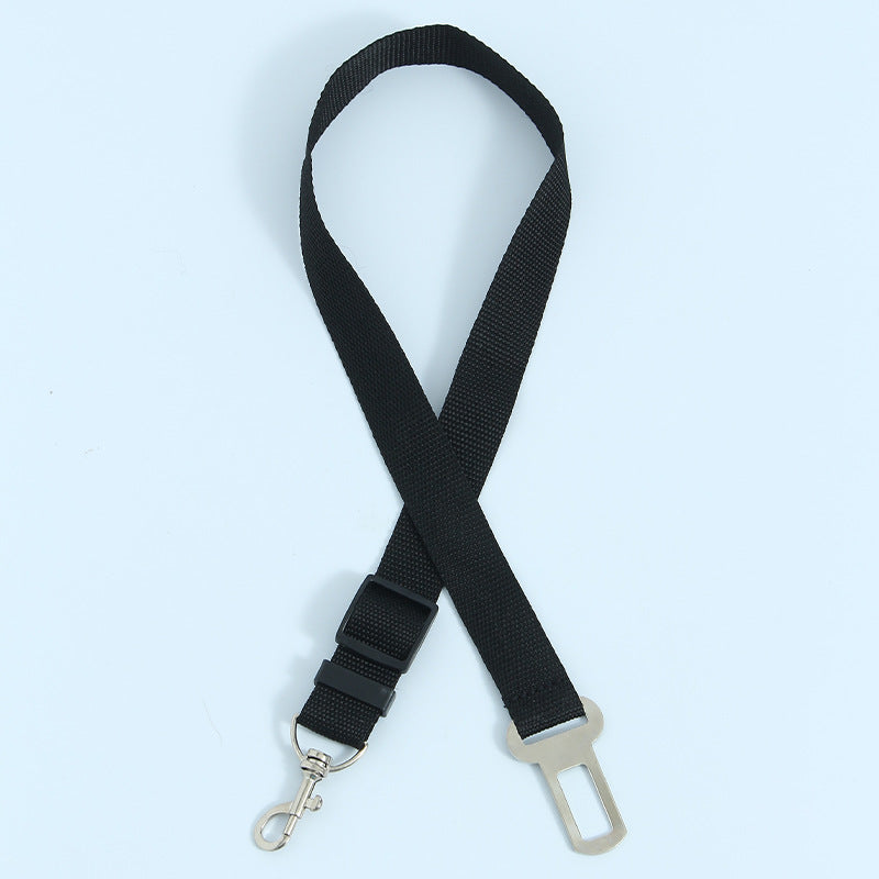 Adjustable dog seat belt leads in thirteen colours