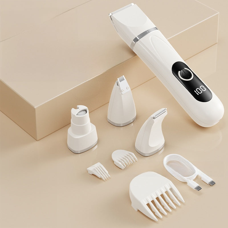 4-in-1 Electric Pet Clipper for Trimming, Nail Grinding and Paws