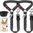 Elastic car seat belt lead for dogs in 12 colour options