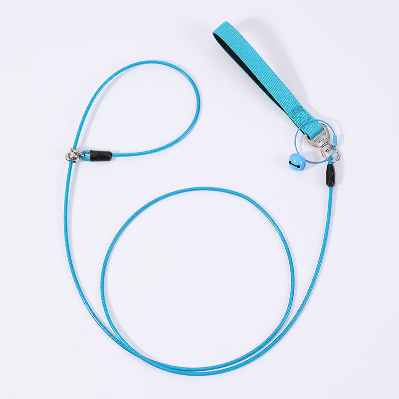 Steel wire core dog slip lead, available from Pet Royale UK