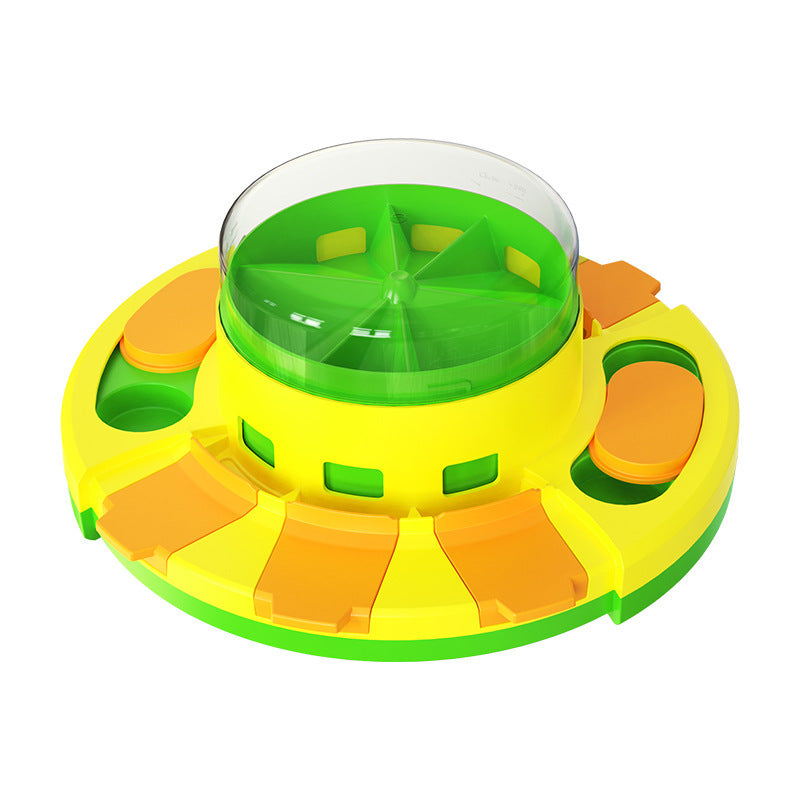Press-Type Automatic Pet Feeder Toy for Aquatic Pets, Interactive Food Dispenser