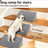 Detachable grey foam pet step with washable cover, photo 2 of 5