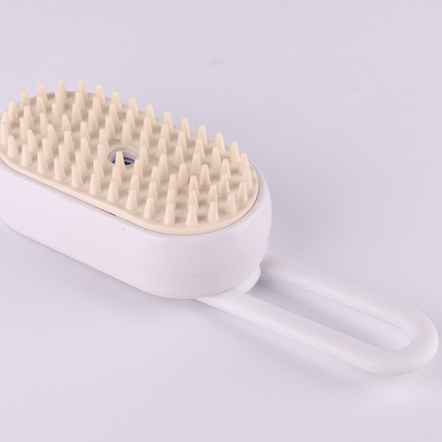 Pet Steam Spray Massage Comb with Silicone Bristles, Cats and Dogs