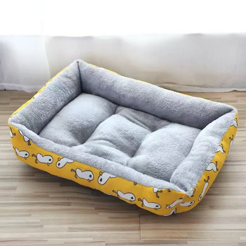Suede Plush Pet Bed Mat for Dogs and Cats, All-Season Cushion