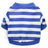 Cotton holiday pet T-shirt for small dogs and cats, in use with a pet