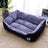 Warm donut pet bed with blanket and toy bone, photo 56 of 80