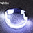 Light up dog collars in eight colours with reflective strip