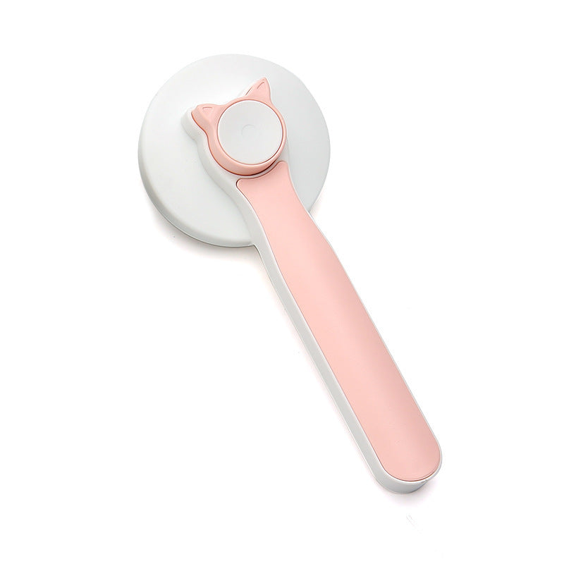 Self-Cleaning Pet Comb with Stainless Steel Pins for Dogs and Cats