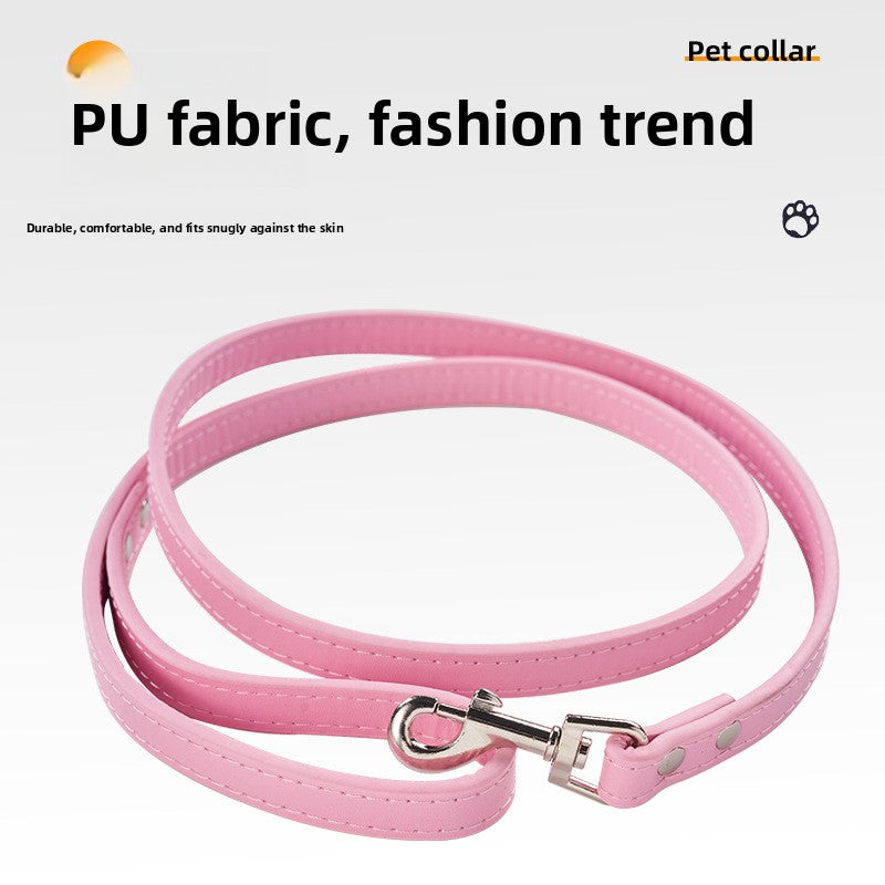 PU leather dog lead, 3 sizes available from Pet Royale UK