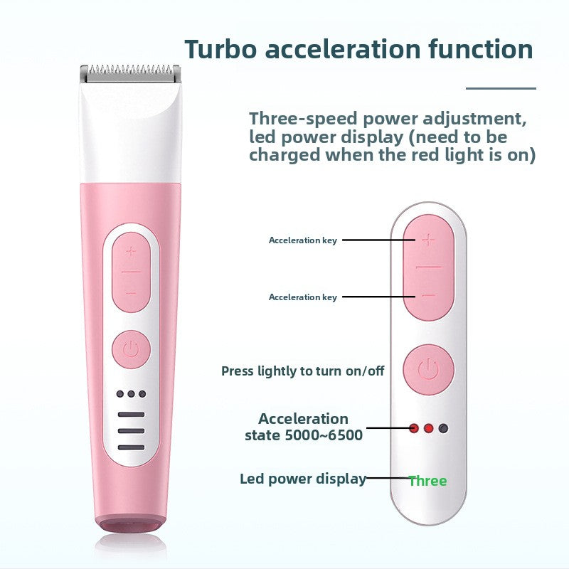 4-in-1 Pet Clipper and Nail Grinder Kit with 3 Speed Settings
