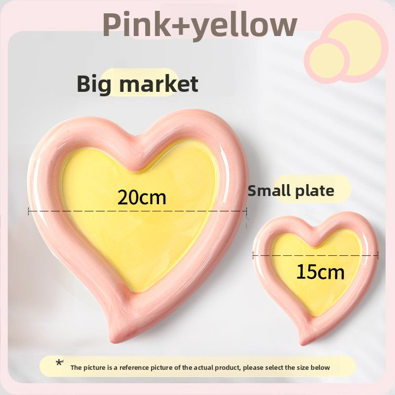 Shallow ceramic pet food plate with cute bear design in blue and pink, view 39