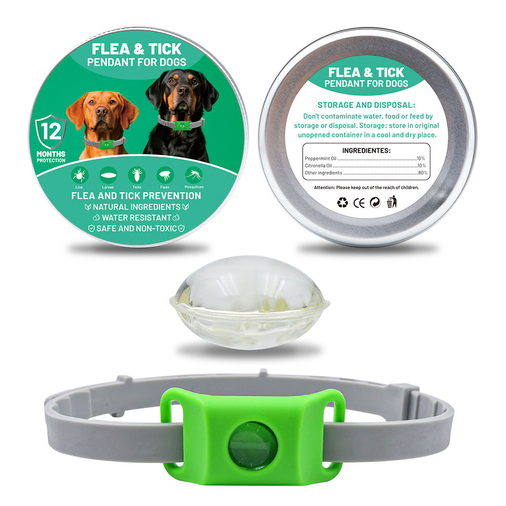 Pet Cat Dog Button Silicone Collar