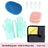 Silicone Pet Grooming and Bath Gloves Set, Anti-Scratch Protection