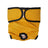 Reusable dog hygiene pants with hook and loop fastening in Male Red, close-up detail