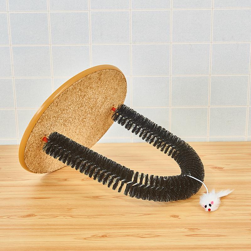 Self-Grooming Cat Brush, Wall Corner Massage Scratcher
