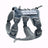 Tactical nylon dog harness with metal buckles in desert camo, view 16