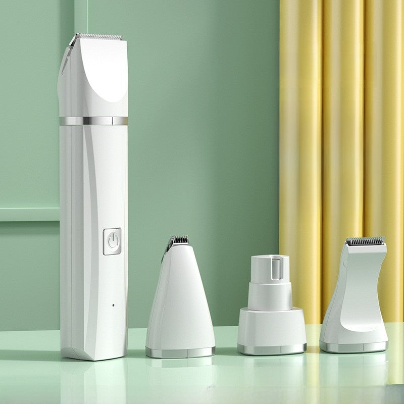 Multi-Blade Cordless Pet Hair Clipper, 3.7V Rechargeable