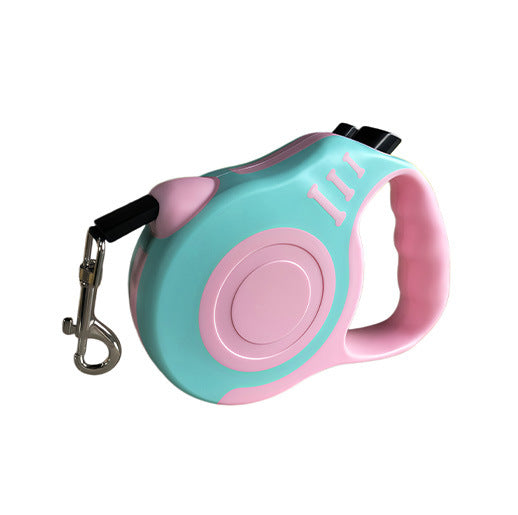 Retractable dog lead with comfort grip, 4 sizes available