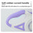 Retractable dog lead in pastel colour with LED light, product image 3